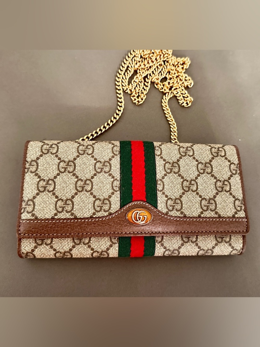 Gucci Ophidia GG Chain Wallet - Picture 3 of 6